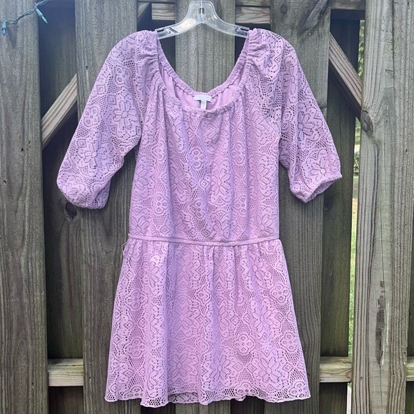 dELiA*s Dresses & Skirts - dELiA*s lavender lace dress